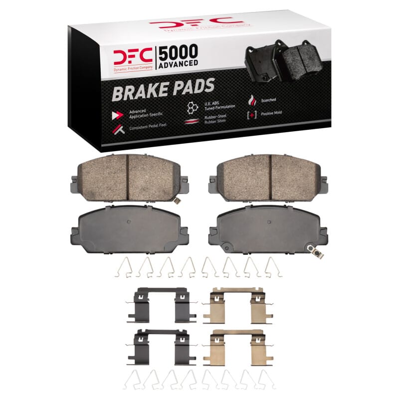 DFC — DFC 20-25 Acura ADX Front 5000 Advanced Ceramic Brake Pads and Hardware Kit