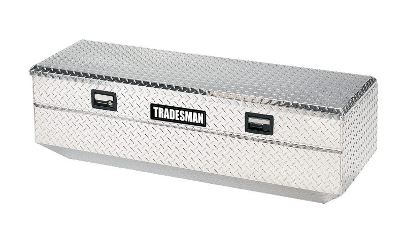 Tradesman — Tradesman Aluminum Flush Mount Truck Tool Box (56in.) - Brite