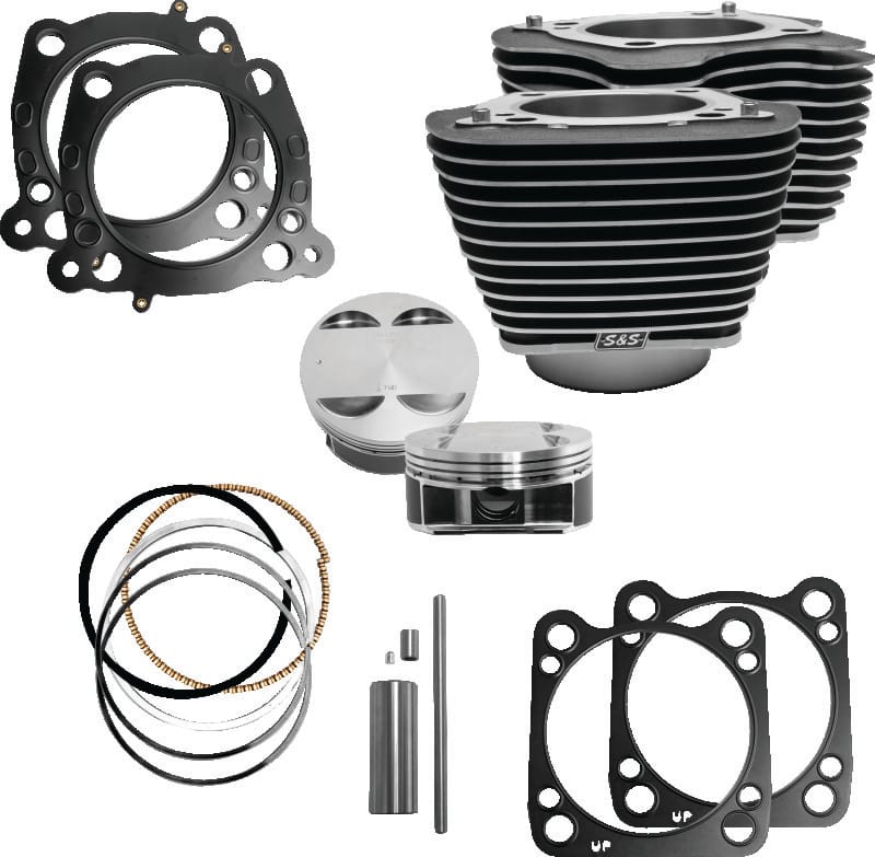 S&S Cycle — S&S Cycle 2017 M8 Touring 4.250in Bore x 4.375in Stroke 107 To 124 Big Bore Kit