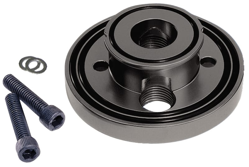 Moroso — Moroso Merlin Oil Filter Bypass Plate