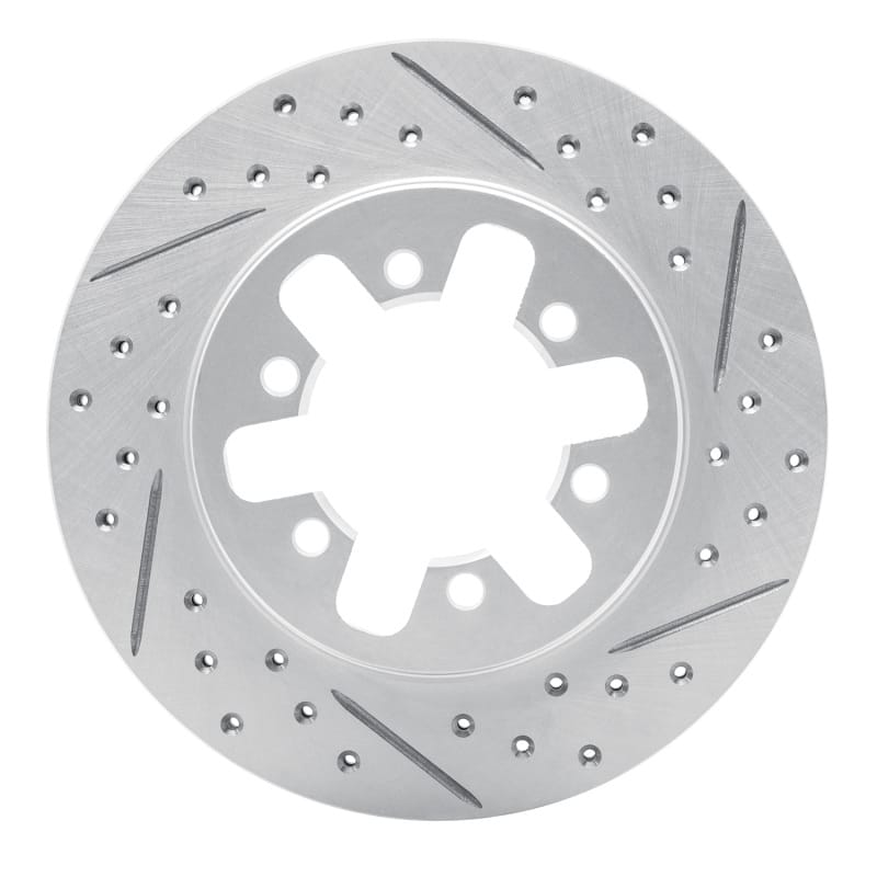 R1 Concepts — R1 85-97 Nissan D21 Hardbody Pickup Rwd (4 Cyl Excl HD) Front Right Drill & Slot Geoperf Rotor