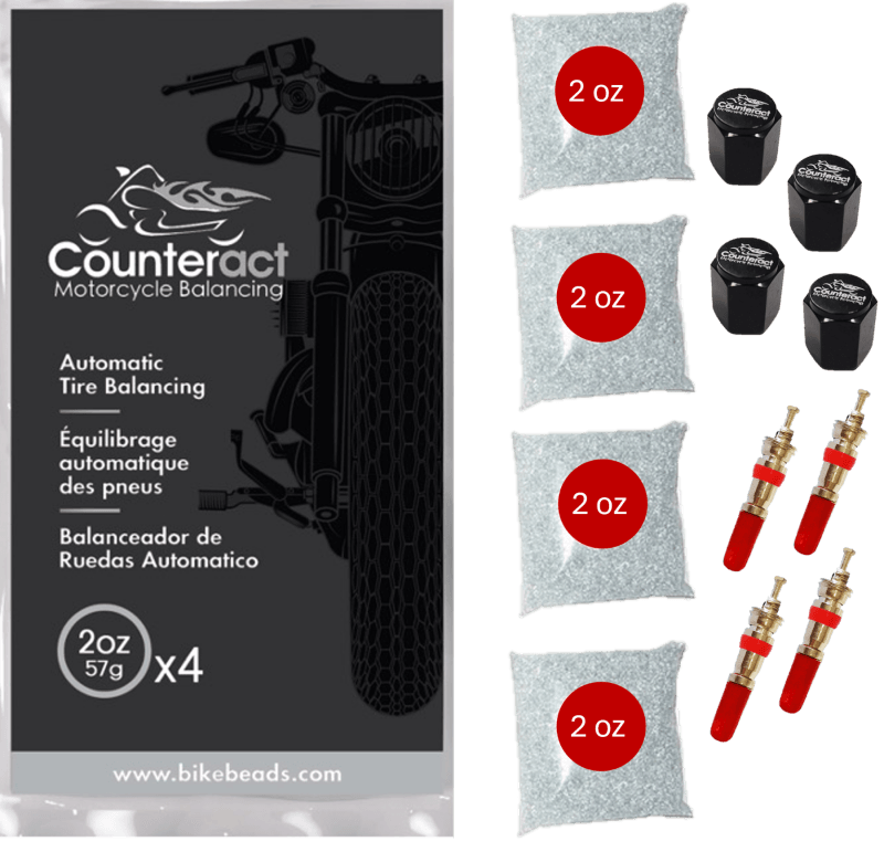 Counteract — Counteract Motorcycle Balancing Bead Shop Pack (4) 2oz Bags