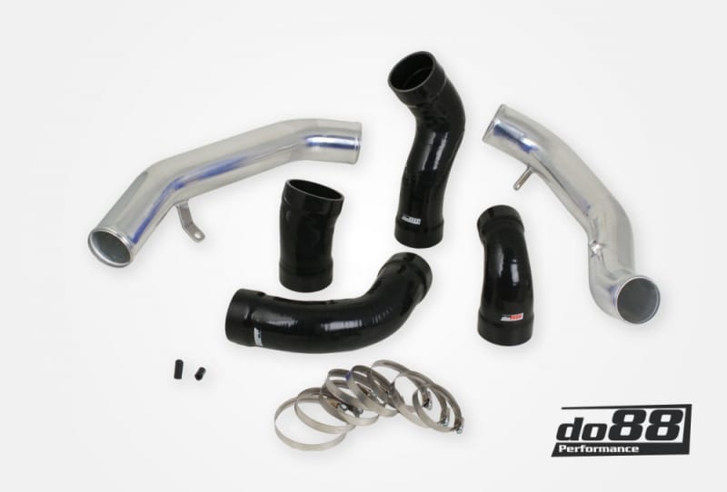 do88 — do88 Volvo S60 V60 XC60 V70 XC70 S80 3.0L T6 Pressure Pipes w/Black Hoses