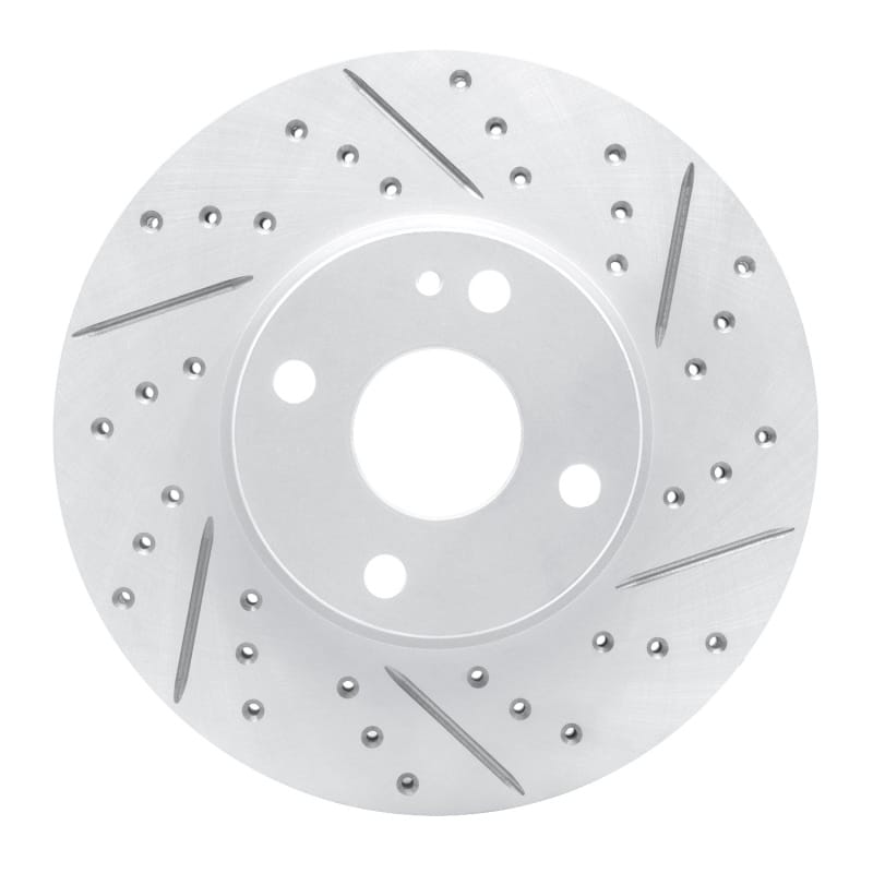 R1 Concepts — R1 16-25 Mazda 2 (Mexico) Front Right Drilled & Slotted Geo-Carbon Rotor