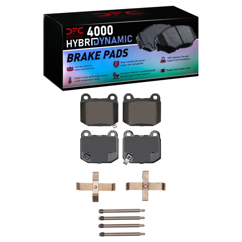DFC — DFC 03-06 Mitsubishi Lancer Rear 4000 HybriDynamic Brake Pads and Hardware Kit
DFC Brake Pad Set