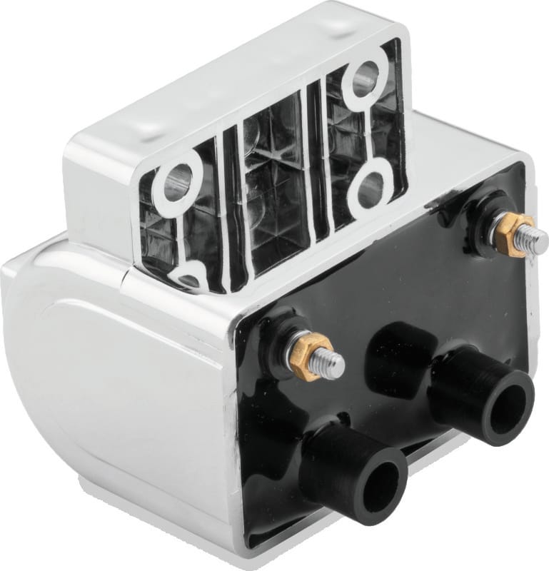 TwinPower — Twin Power 85-99 Big Twin 85-03 XL Ignition Coil Chrome Replaces H-D 31614-83A 3 Ohm