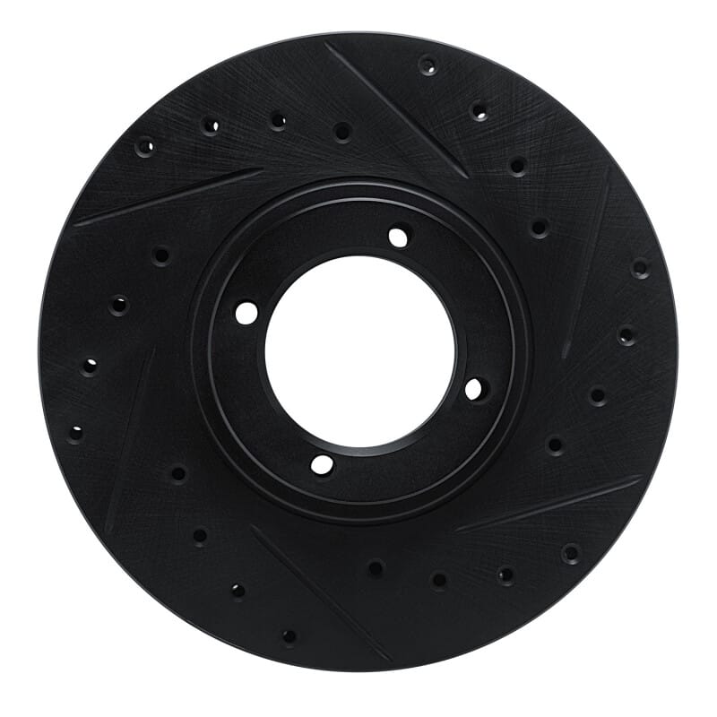 R1 Concepts — R1 84-85 Toyota Van Front Right Drilled & Slotted Black Brake Rotor
R1 Brake Rotor Drill