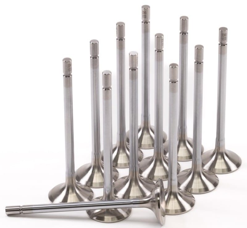 GSC Power Division — GSC P-D Nissan VR30DDTT 28.5mm Head STD 97.5mm Long Super Alloy Exhaust Valve - Set of 12