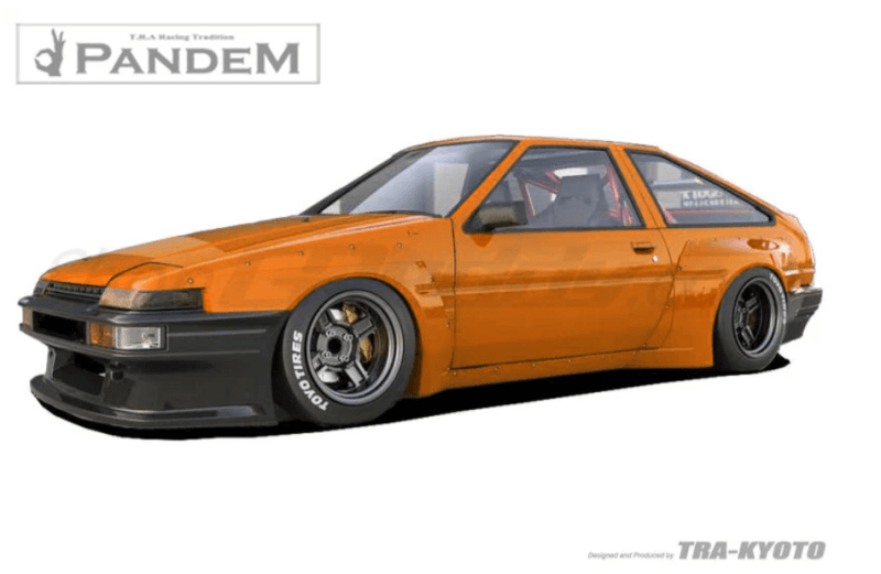 GReddy — GReddy Pandem 84-87 Toyota Corolla-Trueno HB AE86 Full Widebody Kit w/o Wing