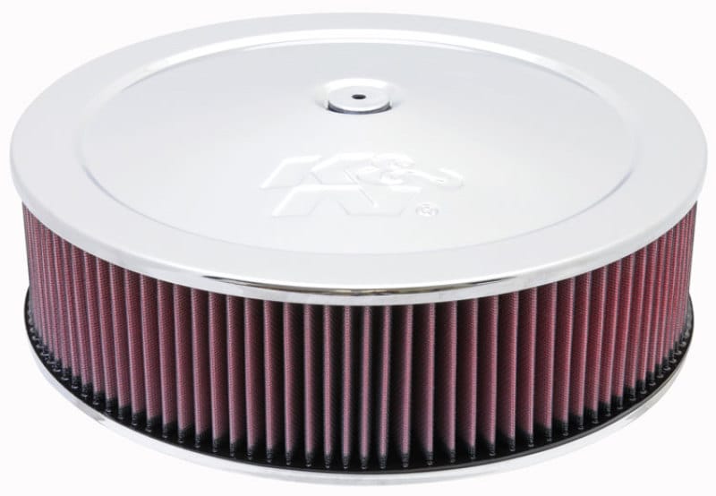 K&N Engineering — K&N Round Air Filter Assembly 14in. ID / 4..12in. Height / 5.125in. Neck Flange / 7/8in. Drop Ba
Round Air Filter Ass
Air Filter Assembly