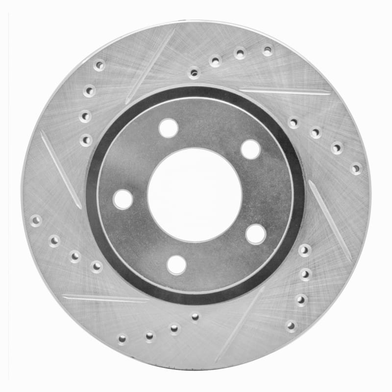R1 Concepts — R1 01-07 Chrysler Town & Country Front Left Drilled & Slotted Silver Brake Rotor
R1 Brake Rotor Drill