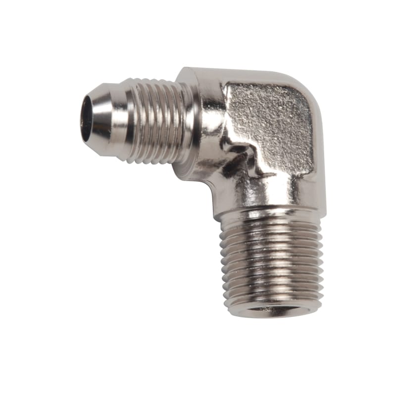 Russell — Russell Performance -6 AN to 3/8in NPT 90 Degree Flare to Pipe Adapter (Endura)
Adapter Fitting