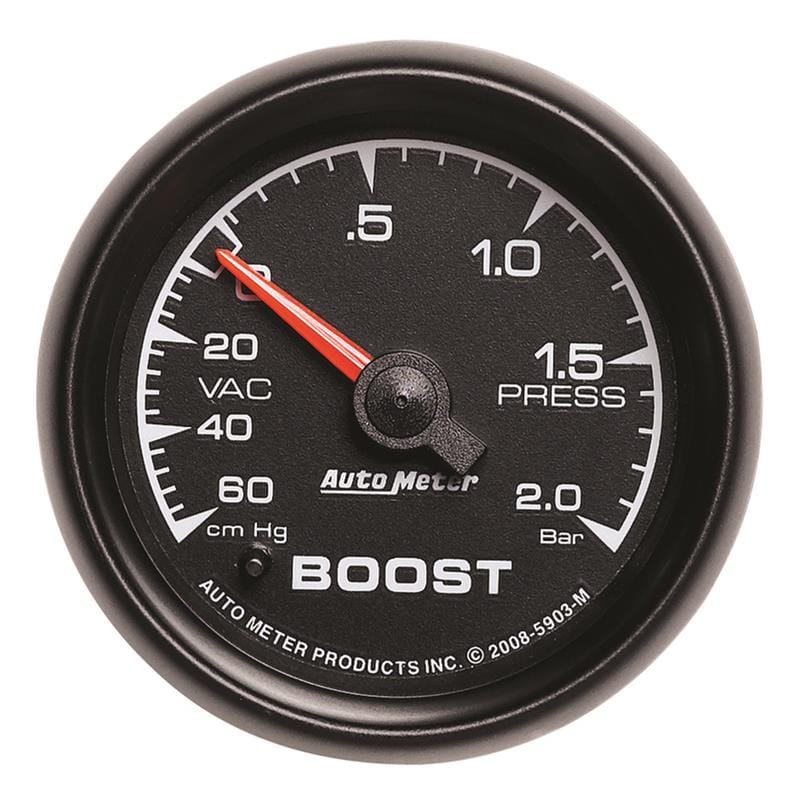 AutoMeter — GAUGE, VAC/BOOST, 2 1/16" , 60CMHG-2.0BAR, MECHANICAL, ES