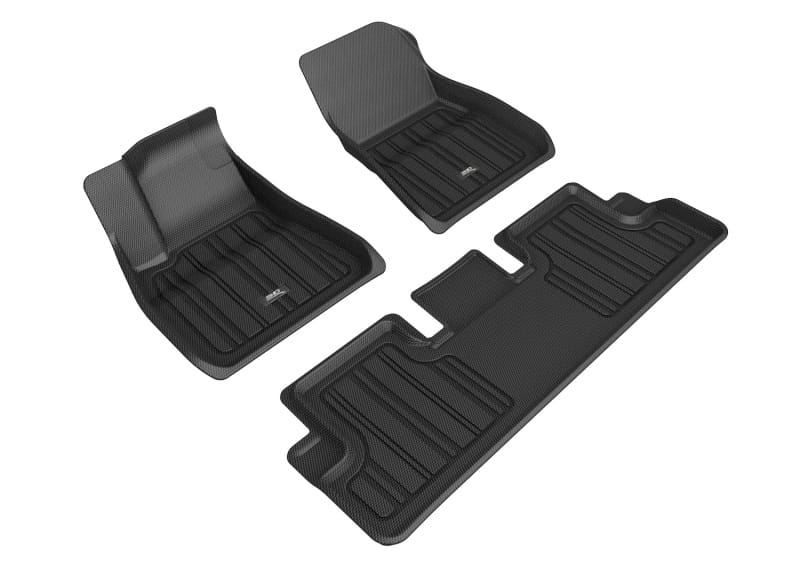 3D MAXpider — 3D MAXpider 2020-2022 Tesla Model 3 Elitect 1st & 2nd Row Floormats - Black
Floor Mat Set