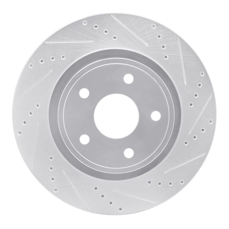 R1 Concepts — R1 04-06 Dodge Ram 1500 Pickup Front Right Drilled & Slotted Silver Brake Rotor
R1 Brake Rotor Drill