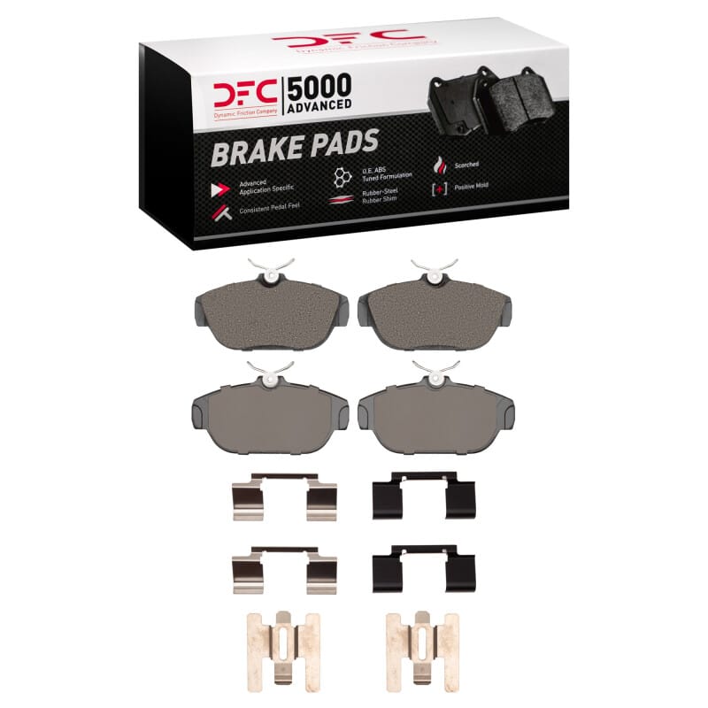 DFC — DFC 91-98 Volvo 780/940/S90/V90/740/745/960 Front 5000 Adv Low Metallic Brake Pads & Hardware Kit
DFC Brake Pad Set