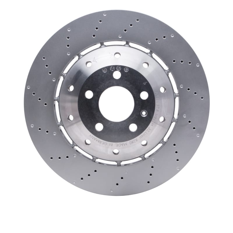 DFC — DFC 08-12 Audi R8 Front Drilled Hi-Carbon Alloy Geomet Coated Rotor
DFC Brake Rotor