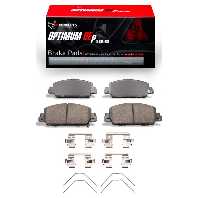 R1 Concepts — R1 14-17 Honda Accord Sedan Front Optimum OE Pads & Hardware Kit
R1 Optimum Oe Pads a