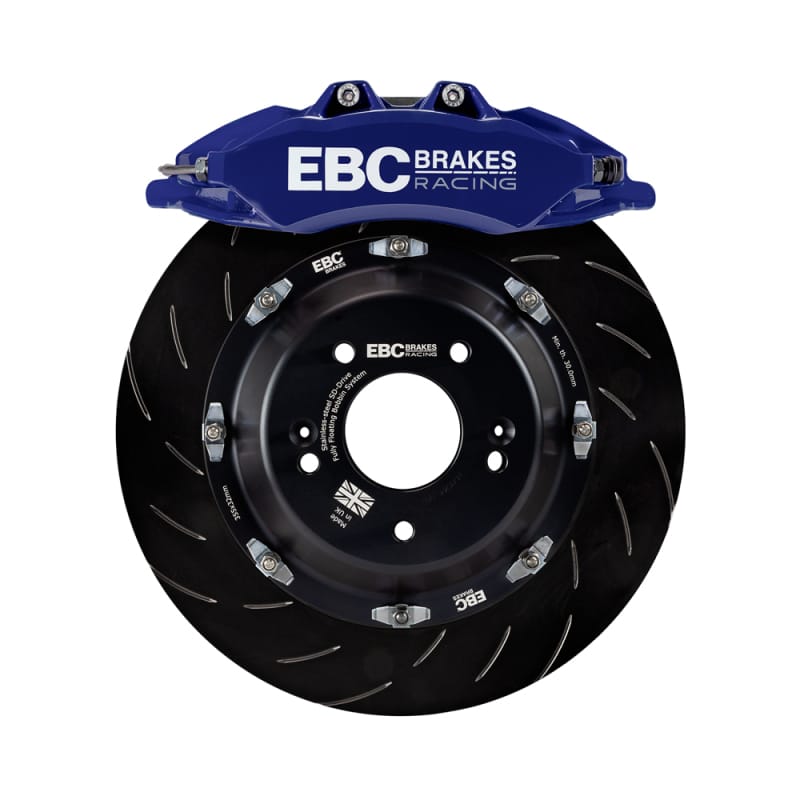 EBC — EBC Racing 2023+ Nissan 400Z Blue Apollo-6 Calipers 380mm Rotors Front Big Brake Kit