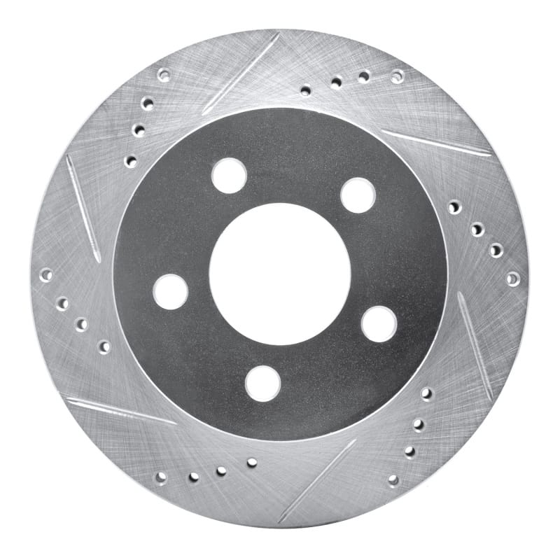 R1 Concepts — R1 99-06 Jeep Cherokee Front Left Drilled & Slotted Silver Brake Rotor
R1 Brake Rotor Drill