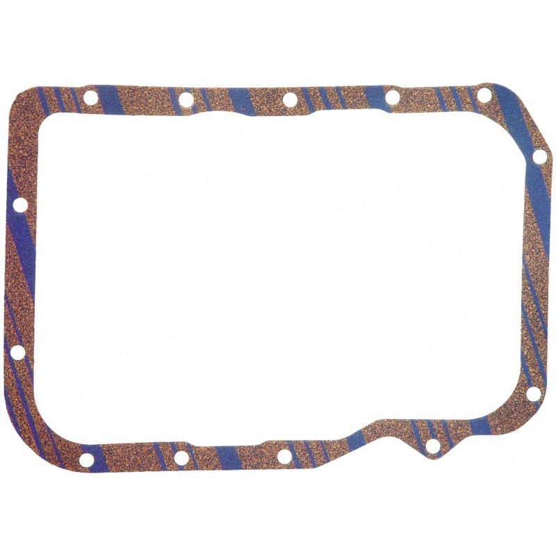 Fel-Pro — Fel-Pro Mazda Protege OS 30684 C Engine Oil Pan Gasket Set Blue Stripe cork-rubber