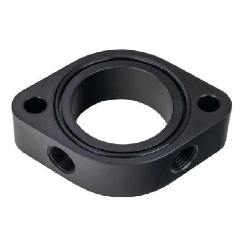 Moroso — Moroso SBC/BBC Intake Brodix HV Series Thermostat Spacer - Black Anodized