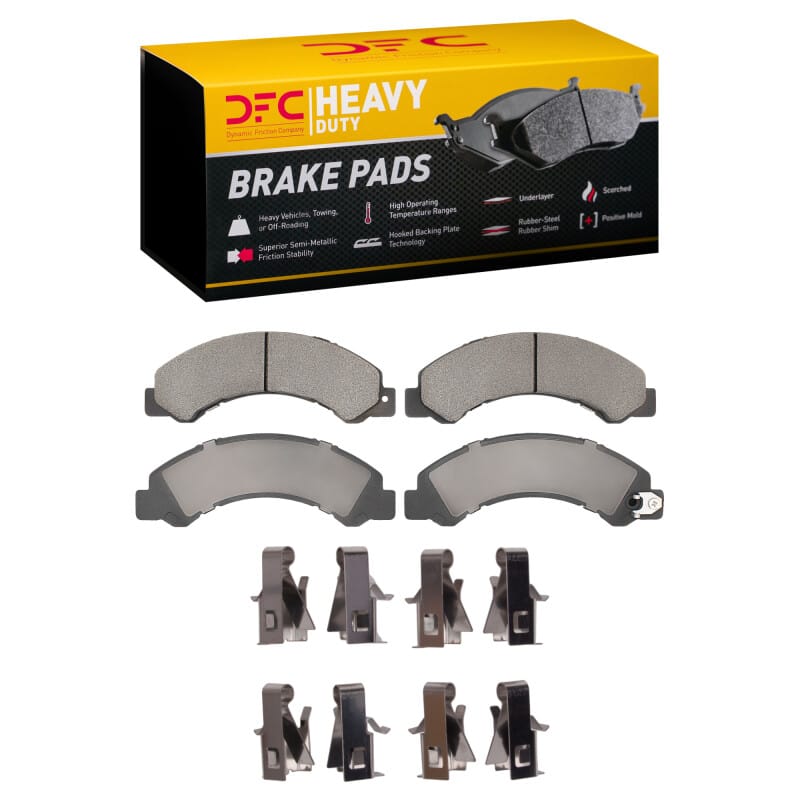 DFC — DFC 12-20 Hino 155 Fr & Rr Heavy Duty Pads and Hardware Kit
DFC Brake Pad Set