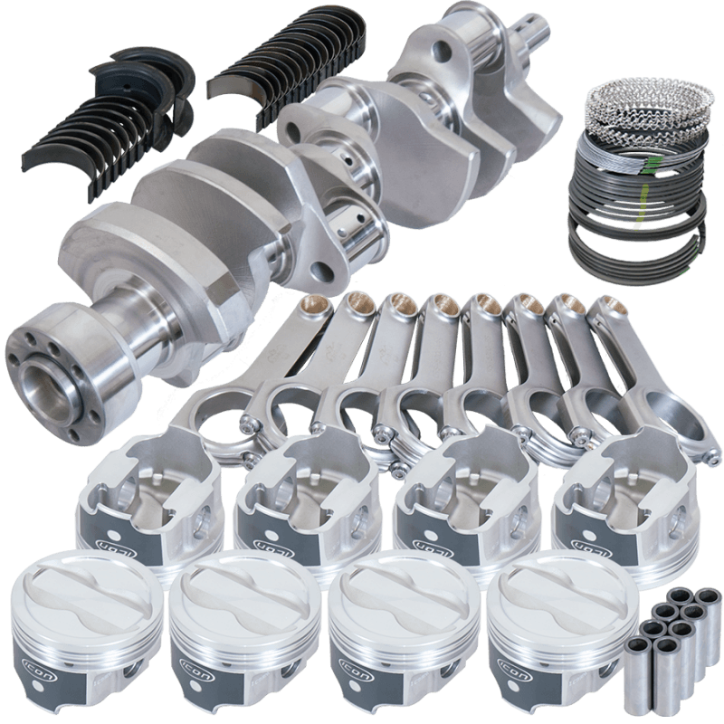 Eagle — Eagle Chevy LT1 350 1Pc 3.750in Crank 5.700in H-Beam -18cc 4.000in Pistons Rotating Assembly
Competition Assembly