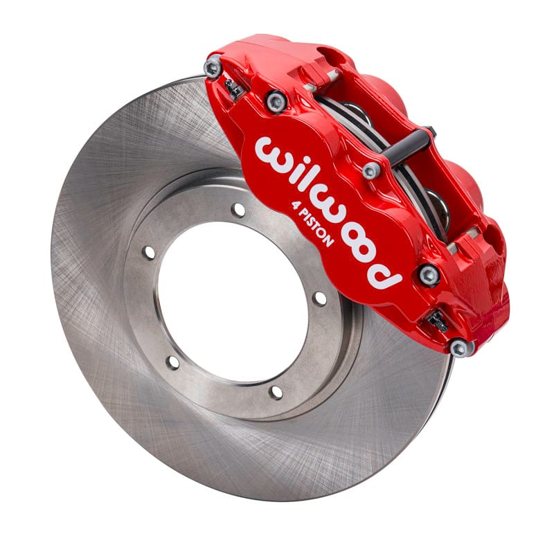 Wilwood — Wilwood 69-83 Porsche 911 Front Superlite Brake Kit 3.5in MT Plain Face - Red