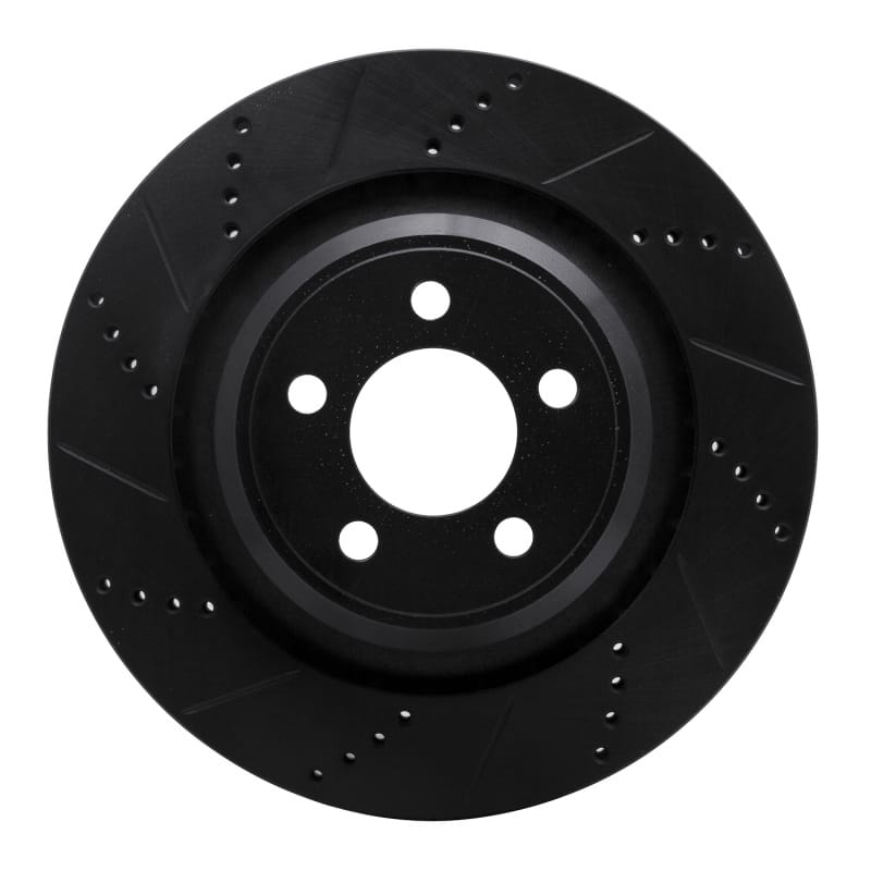 R1 Concepts — R1 05-23 Chrysler 300 Rear Left Drilled & Slotted Black Brake Rotor
R1 Brake Rotor Drill