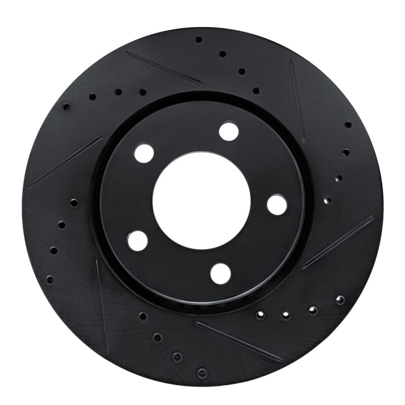 R1 Concepts — R1 01-07 Chrysler Town & Country Front Right Drilled & Slotted Black Brake Rotor
R1 Brake Rotor Drill