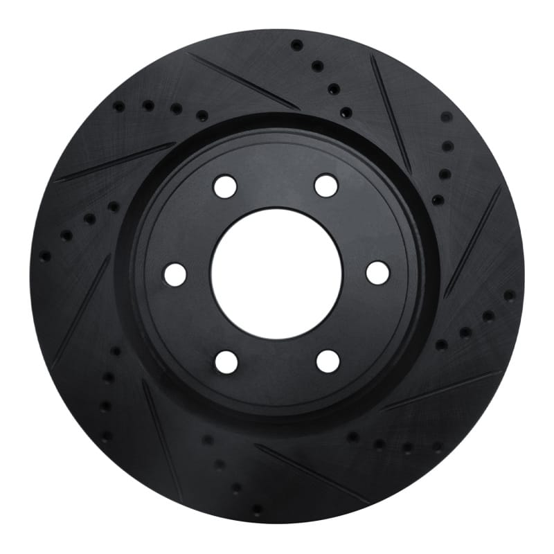R1 Concepts — R1 07-24 Infiniti QX80 Front Right Drilled & Slotted Black Brake Rotor
R1 Brake Rotor Drill