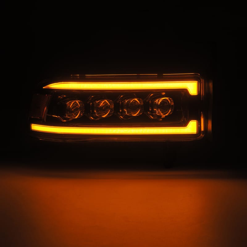 AlphaRex — AlphaRex 94-01 RAM 1500 NOVA LED Proj Headlights Alpha-Blk w/Activ Light/Seq Signal/SB DRL
Projector Headlights