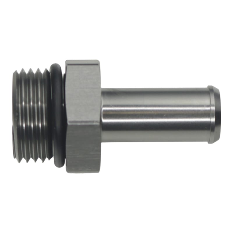 DeatschWerks — DeatschWerks 10AN ORB Male to 1/2in Male Barb Fitting - Anodized DW Titanium
Lines & Fittings