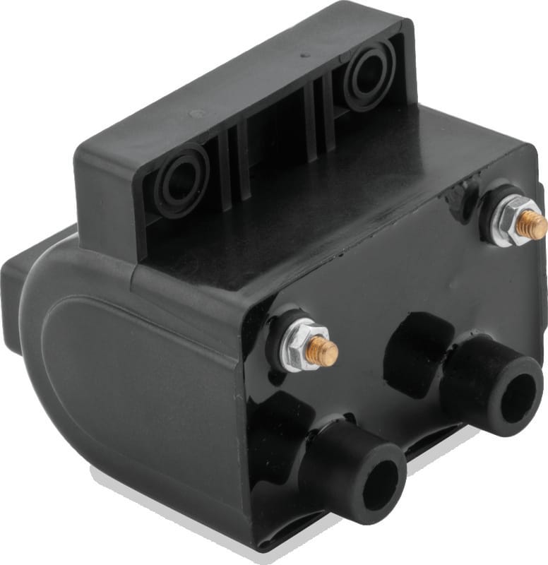 TwinPower — Twin Power 65-79 Big Twin and XL Ignition Coil Black Replaces H-D 31609-65A 5 Ohm