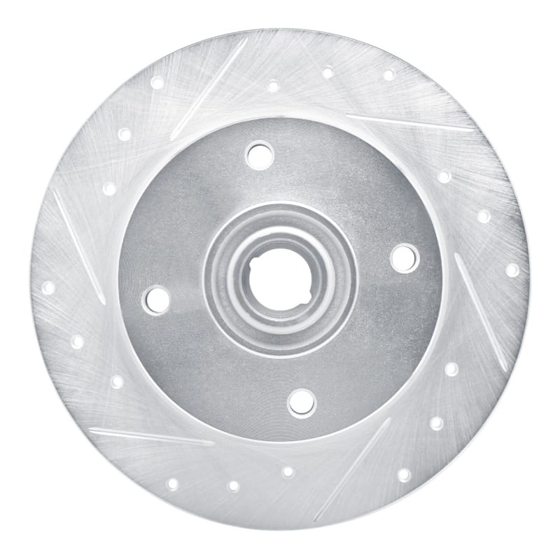 R1 Concepts — R1 1965-1974 Volkswagen Karmann Ghia Front Left Drilled & Slotted Silver Brake Rotor
R1 Brake Rotor Drill