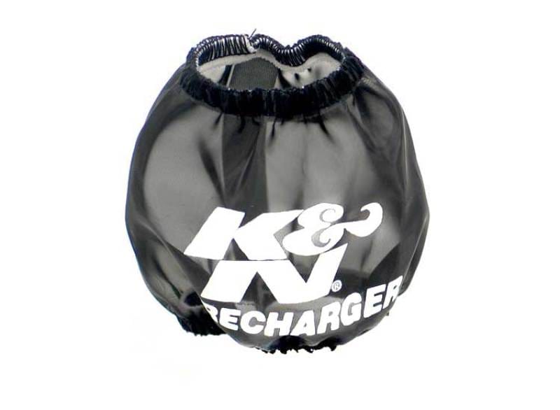 K&N Engineering — K&N Universal PreCharger Round Tapered Air Filter Wrap Black 3in Base ID x 2in Top ID x 3in H