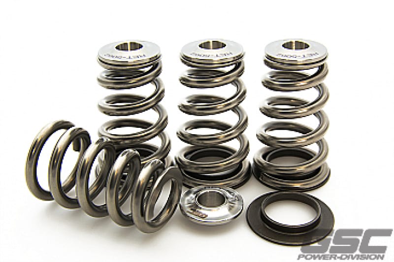 GSC Power Division — GSC P-D Mitsubishi 4G63T Extreme Pressure Conical Valve Spring and Ti Retainer Kit