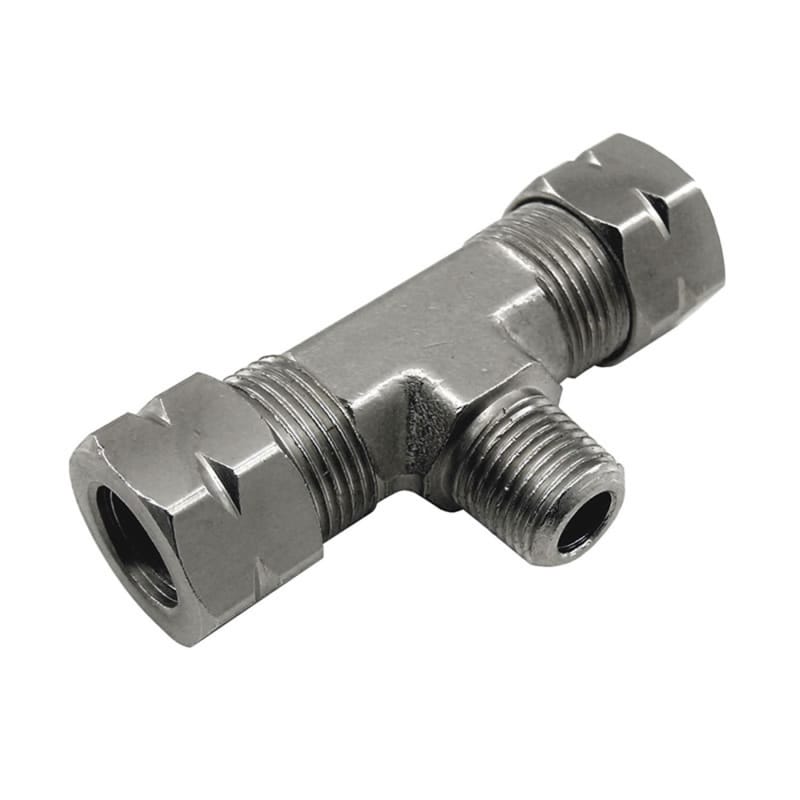 Nitrous Express — Nitrous Express 3/8 Compression x 1/8 Male NPT Branch T
AdptFitting
Fitting