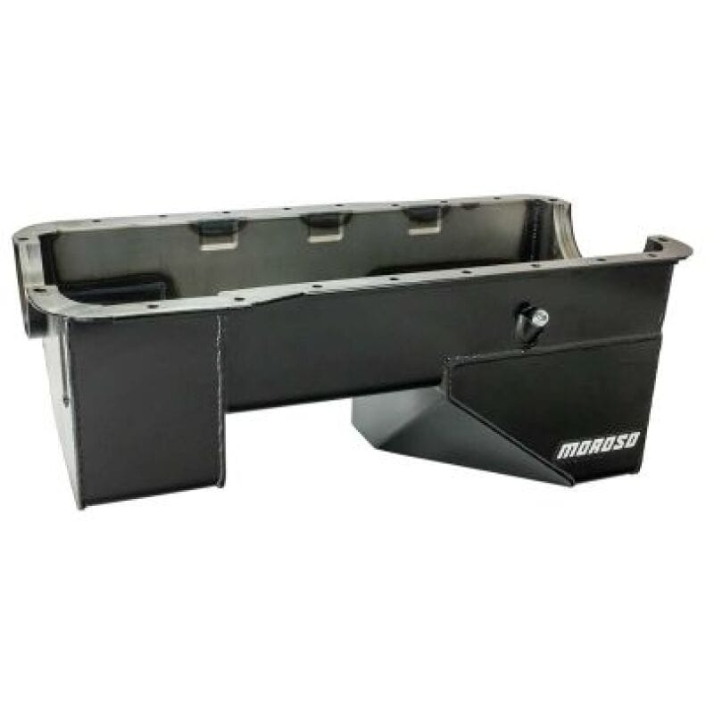 Moroso — Moroso 66-77 Ford Bronco (351W) 9in Deep Billet End Seals Rear Sump Steel Oil Pan