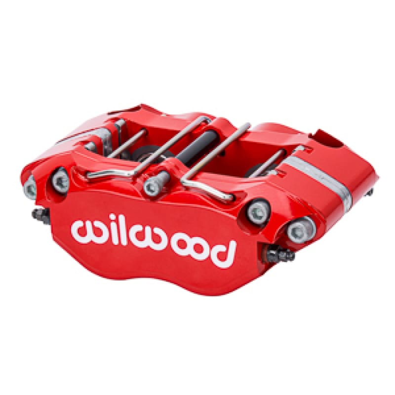 Wilwood — Wilwood Narrow Dynapro 4.75in Mount 1.12/1.12in Pistons .950in Disc - Red Caliper