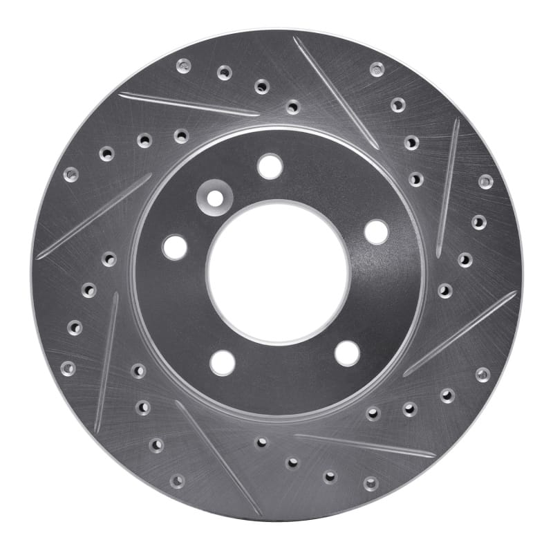 R1 Concepts — R1 90-97 Jaguar XJ12 Front Right Drilled & Slotted Silver Brake Rotor
R1 Brake Rotor Drill