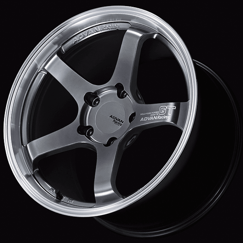Advan — Advan GT for Porsche 18x11.0 / +40 Off / 5x130 / 71.6mm Bore / Machining and Hyper Platinum Black