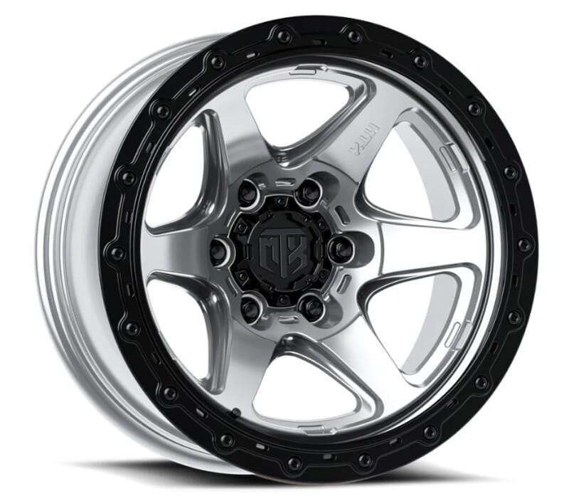 MTX Wheels — MTX Spitfire 6 Machined w/Black Ring 17x9in / 6x139.7 BP / -12mm Offset / 106.1mm Bore