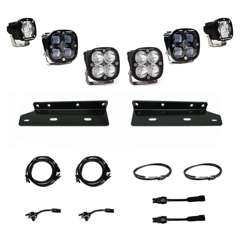 Baja Designs — Baja Designs 2021+ Ford Raptor Aftermarket Pro Fog Pocket SAE Kit