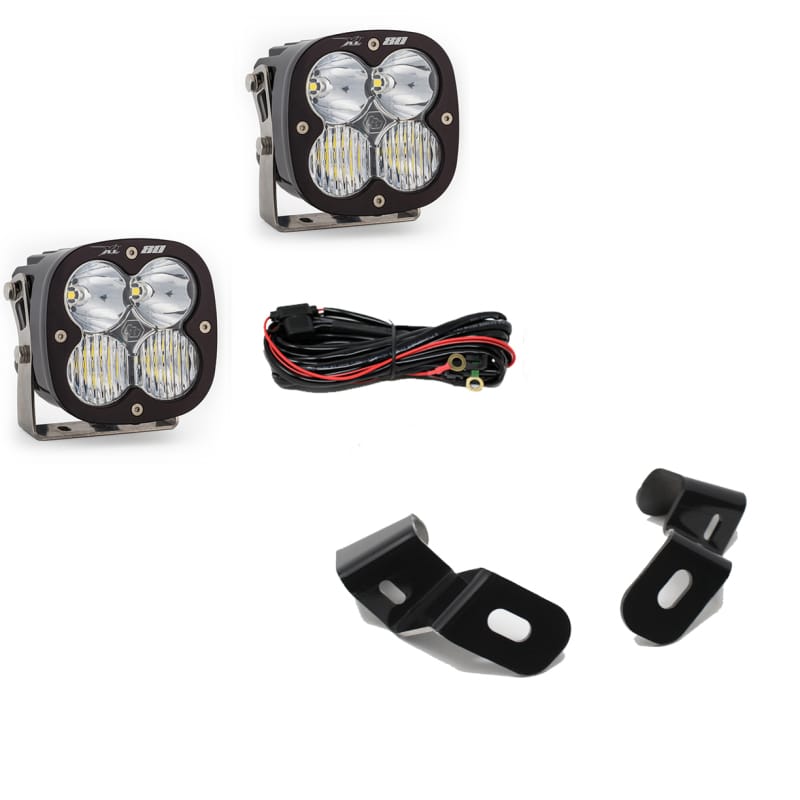 Baja Designs — Baja Designs 2019+ Ram 2500/3500 XL 80 Driving Combo A-Pillar Kit - Clear