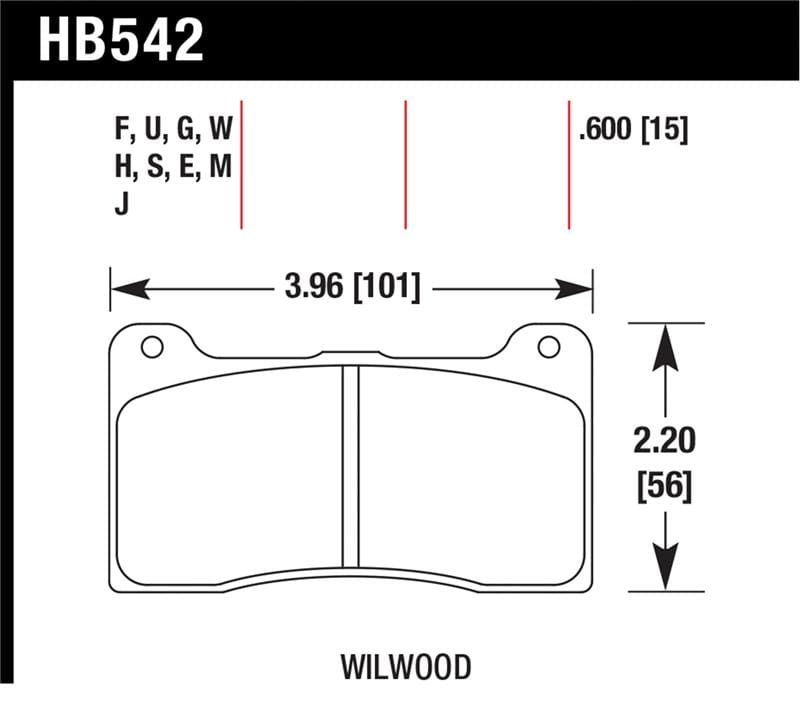 Hawk Performance — Hawk Wilwood 7816 DTC-70 Street Brake Pads
Disc Brake Pad