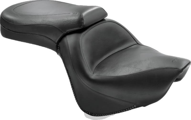 Mustang Motorcycle — Mustang 06-21 Kawasaki Vulcan 900 Classic, Custom Standard Touring 1PC Seat - Black