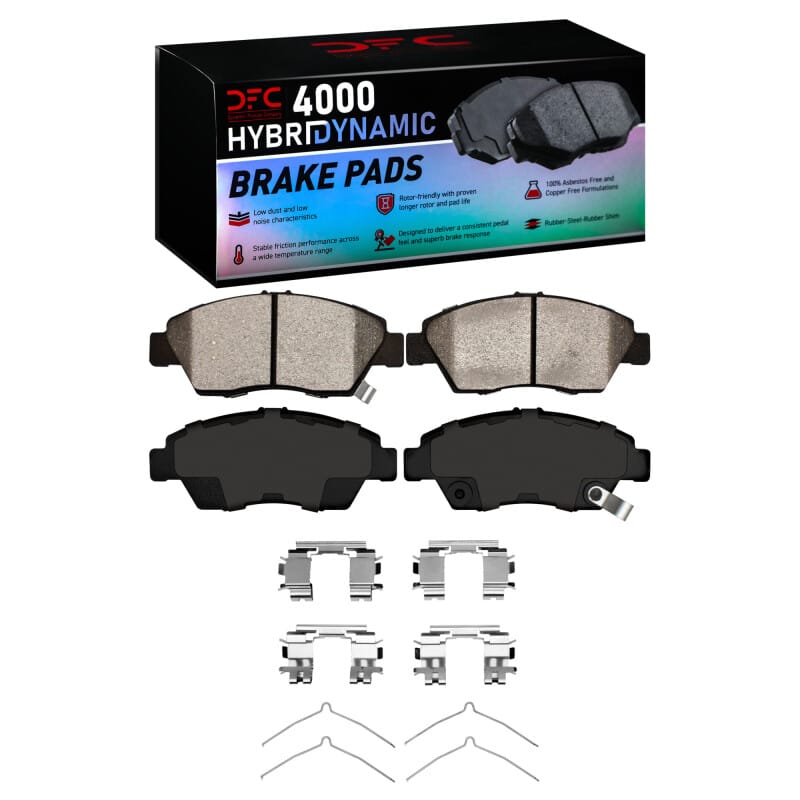 DFC — DFC 02-11 Acura RSX Front 4000 HybriDynamic Brake Pads and Hardware Kit
DFC Brake Pad Set