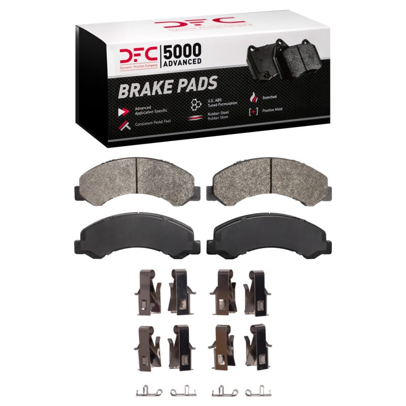 DFC — DFC 98-99 Chevrolet W4500 TILTMASTER (w/Frt Rotors) Front 5000 Adv Semi Metallic Pads & Hardware Kit
DFC Brake Pad Set